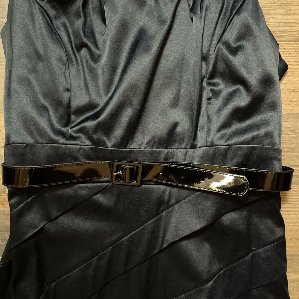 Maurices Black Strapless Dress with Glossy Belt - Picture 4 of 7
